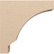 Ekena Millwork 7"W x 28"D x 28"H Thin Moab Rough Cedar Woodgrain TimberThane Corbel, Primed Tan CORUR07X28X28MOARCPR - alternate 6